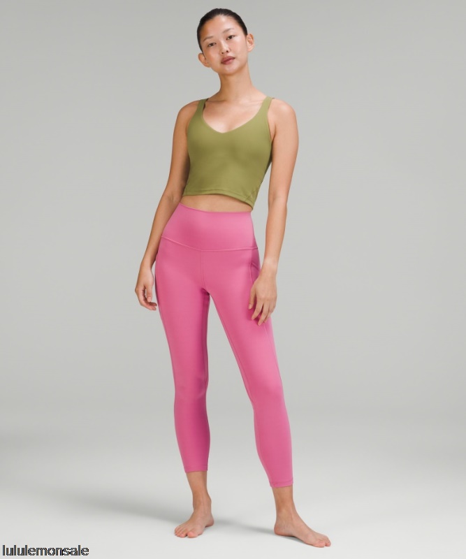 Lululemon Damen DELULU143 | Bronze Grün Align Tank Top